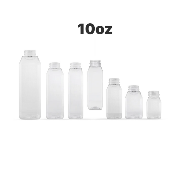 Square Bottles  - 10oz