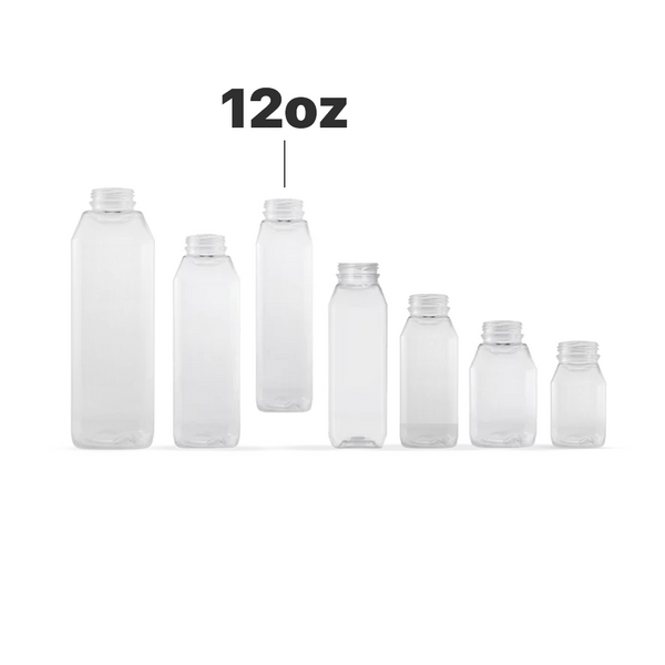 Square Bottles- 12oz