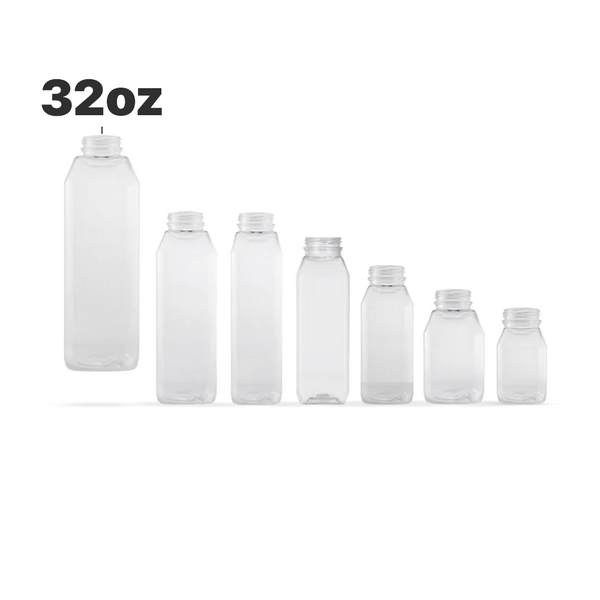 Square Bottles - 32oz