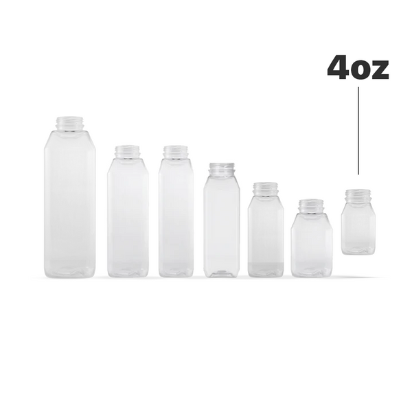 Square Bottles - 4oz