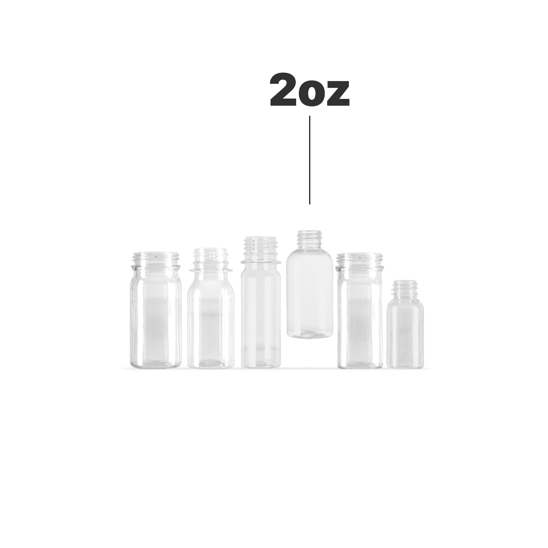 2 oz Plastic Squeeze Bottles