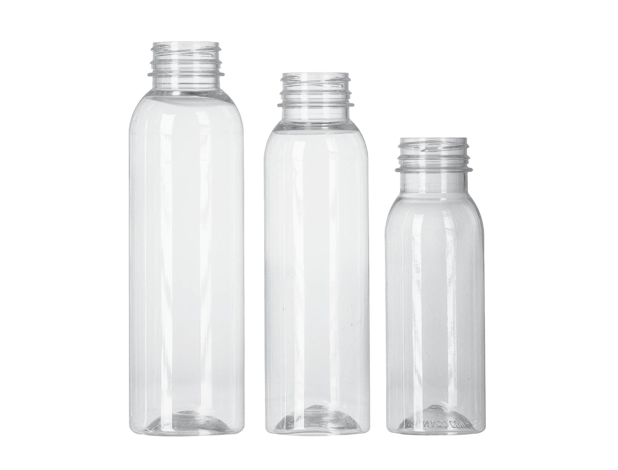 12 oz. Tall Round Clear PET Juice Bottle